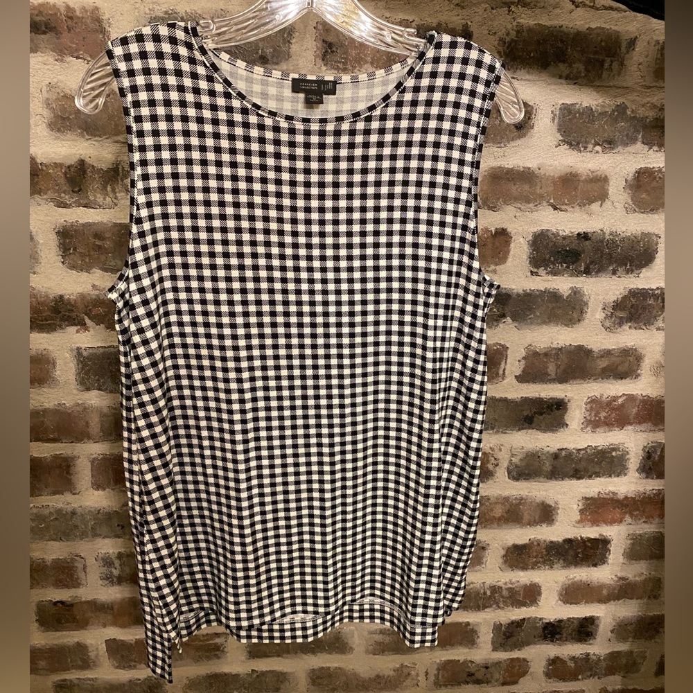 NWT J. Jill Gingham Tank - Petite Medium